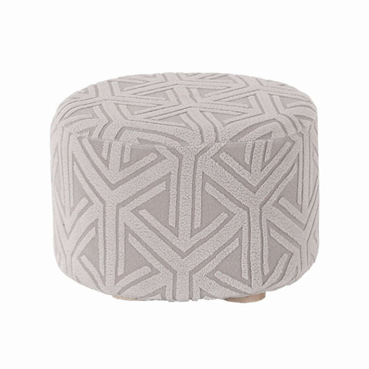 Stretch Universal All-Inclusive Stool Cover Household Seat Dust-Proof Protector, Style: Round Gray
