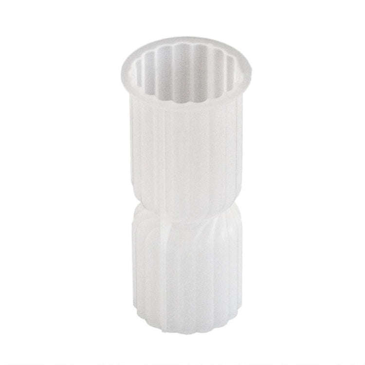 DIY Geometric Cylinder Vertical Stripe Candle Silicone Mold Resin Ornaments Mold, Spec: 003