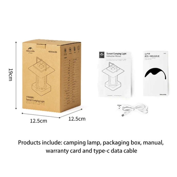 Naturehike Camping Ambient Light Outdoor Lighting Rechargeable Tent Vintage Horse Lamp(Brown)