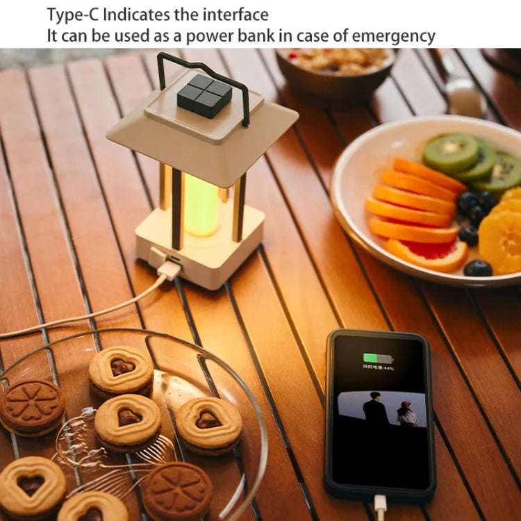 Naturehike Camping Ambient Light Outdoor Lighting Rechargeable Tent Vintage Horse Lamp(Brown)