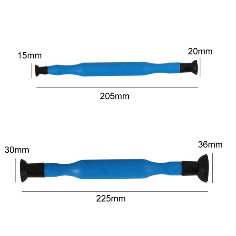 2pcs /Set Manual Valve Suction Cup Grinder Auto Repair Tool(Blue)