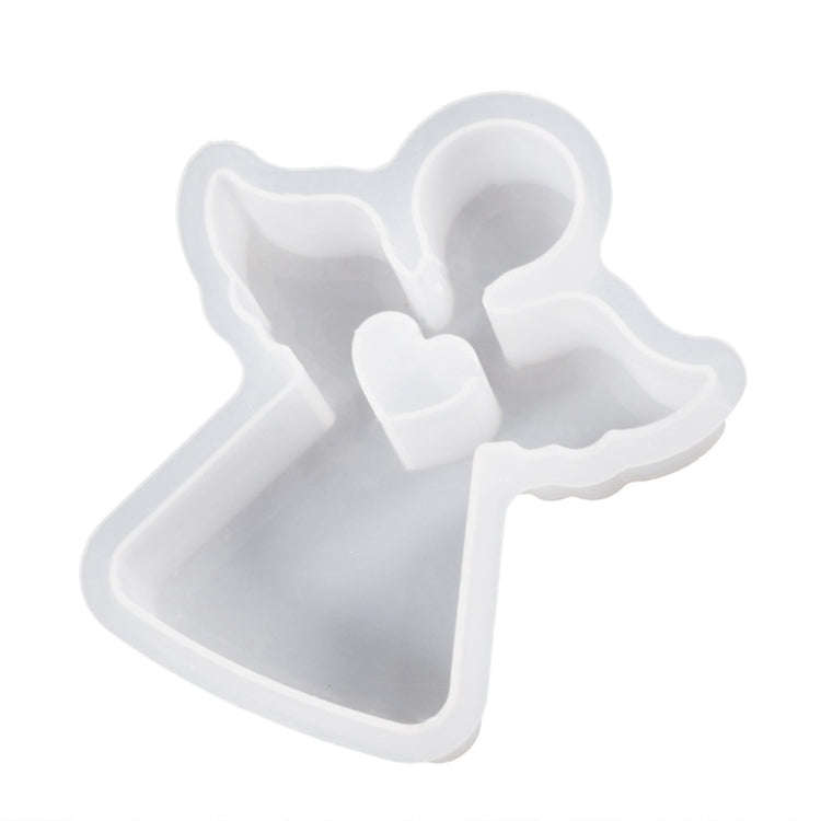 DIY Epoxy Easter Desktop Decoration Candle Silicone Mold, Spec: Angel 002