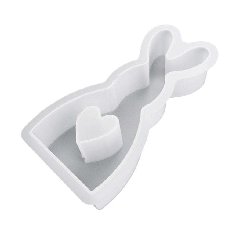 DIY Epoxy Easter Desktop Decoration Candle Silicone Mold, Spec: Rabbit 002