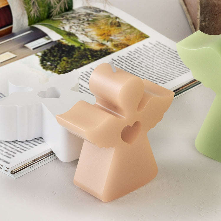 DIY Epoxy Easter Desktop Decoration Candle Silicone Mold, Spec: Angel 002