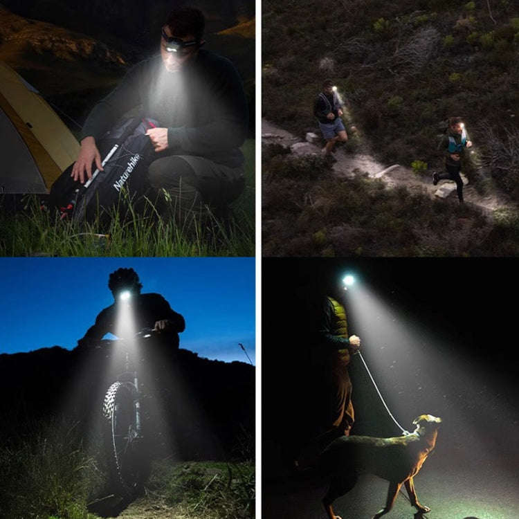 Naturehike IP68 Grade Waterproof Headlamp Outdoor Hiking Mountaineering Strong Light Headwear Lig...