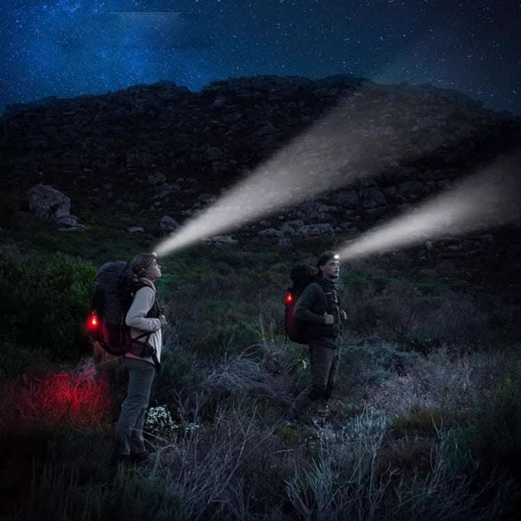 Naturehike IP68 Grade Waterproof Headlamp Outdoor Hiking Mountaineering Strong Light Headwear Lig...