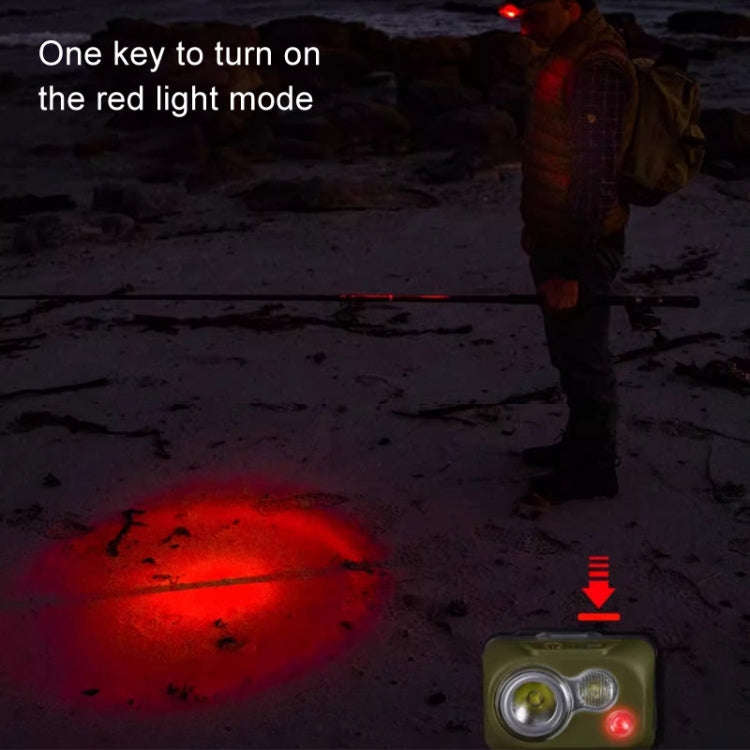Naturehike IP68 Grade Waterproof Headlamp Outdoor Hiking Mountaineering Strong Light Headwear Lig...