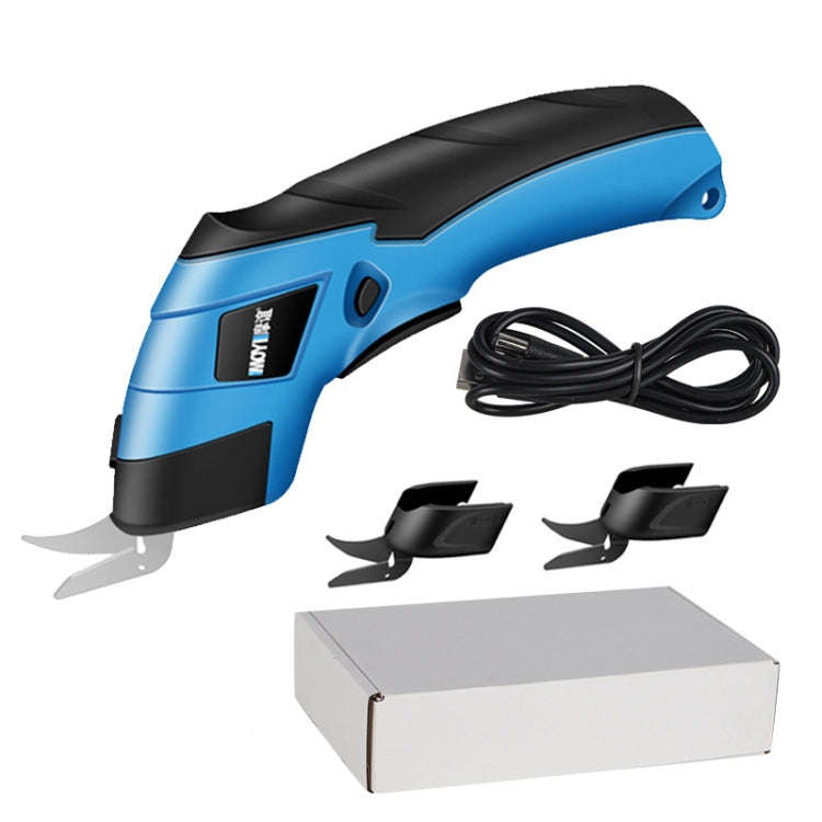 MOYI Electric Scissors Handheld Cloth Paper Box Cutting Tool, Specifications: Double Blade Paper Box