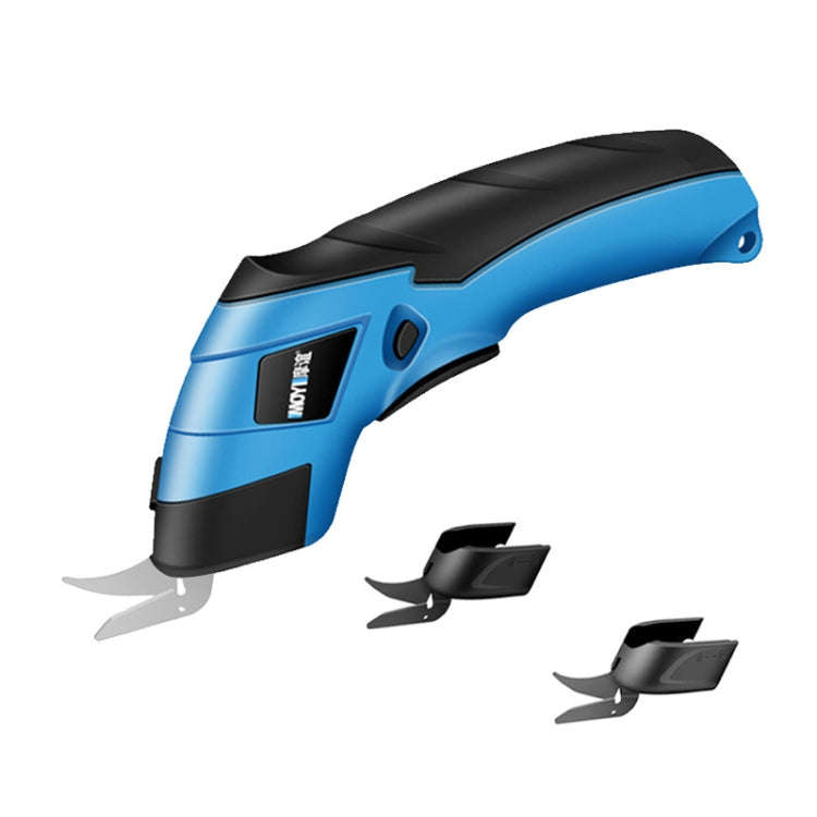MOYI Electric Scissors Handheld Cloth Paper Box Cutting Tool, Specifications: Double Blade Plasti...