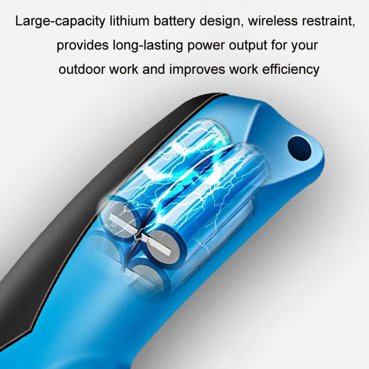 MOYI Electric Scissors Handheld Cloth Paper Box Cutting Tool, Specifications: Double Blade Plasti...