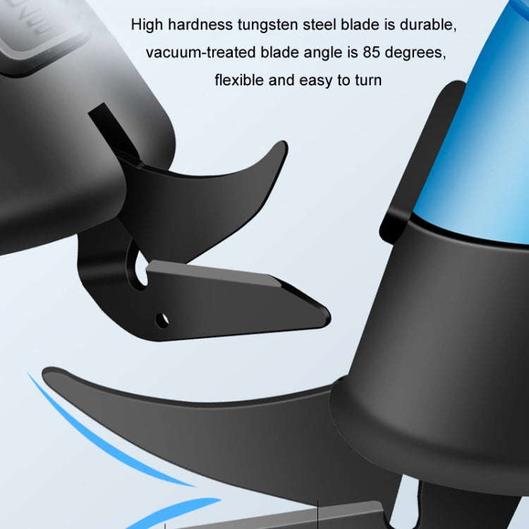 MOYI Electric Scissors Handheld Cloth Paper Box Cutting Tool, Specifications: Double Blade Plasti...