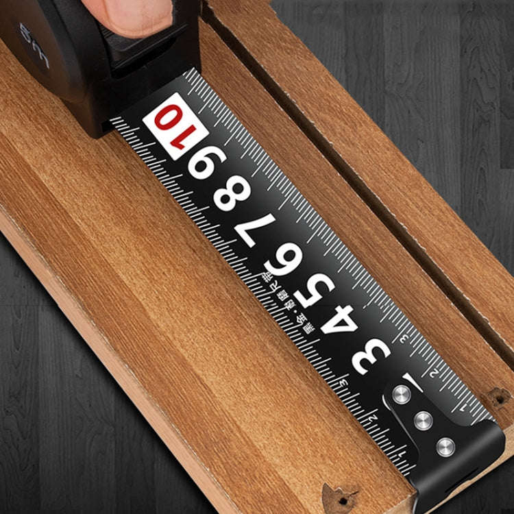 DONG GSHENG High Precision Home Use Steel Utility Scale Thickened Measuring Tape, Model: Black Go...