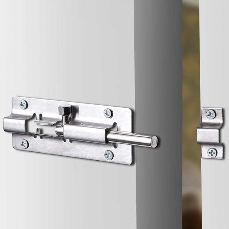 6 inch Stainless Steel Latch Door Bolt Bathroom Wooden Door And Window Anti-Theft Latch Lock