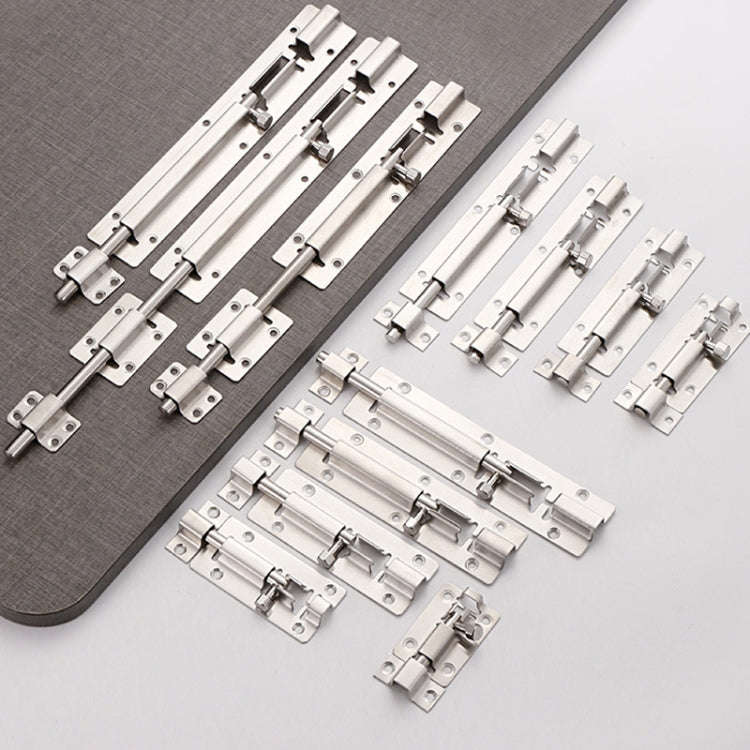 5 inch Stainless Steel Latch Door Bolt Bathroom Wooden Door And Window Anti-Theft Latch Lock