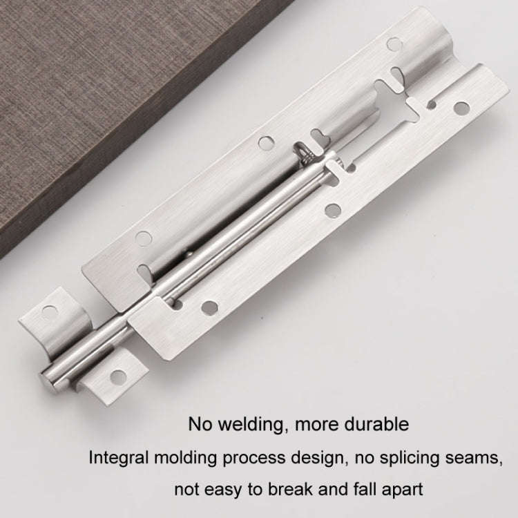6 inch Stainless Steel Latch Door Bolt Bathroom Wooden Door And Window Anti-Theft Latch Lock