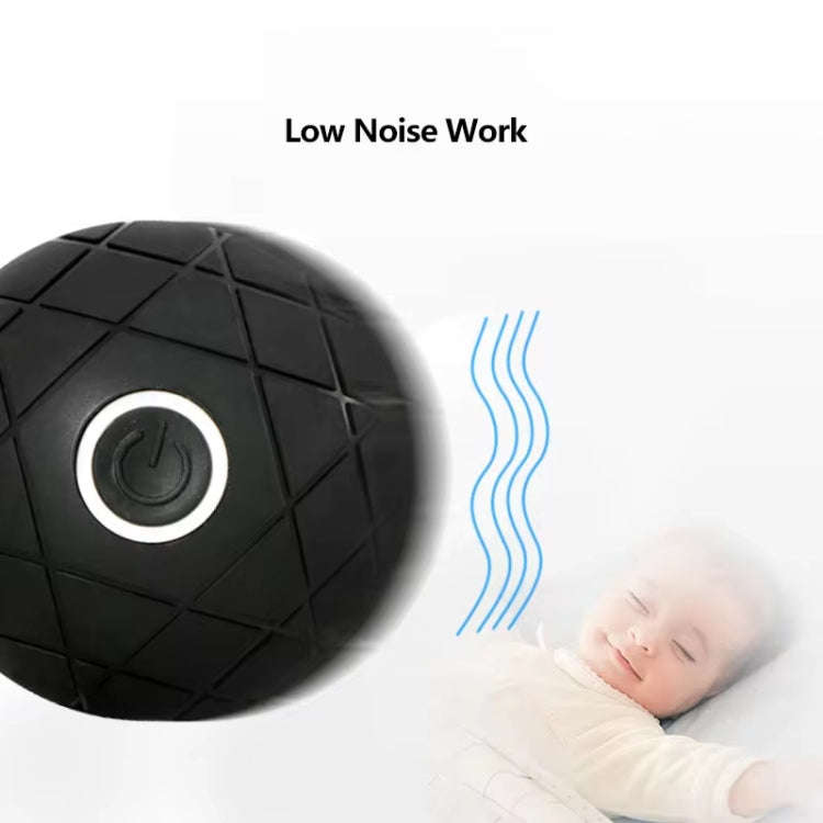 3D Vibrating Yoga Ball Muscle Relaxation Massage Fitness Ball Rechargeable Handheld Silicone Mass...