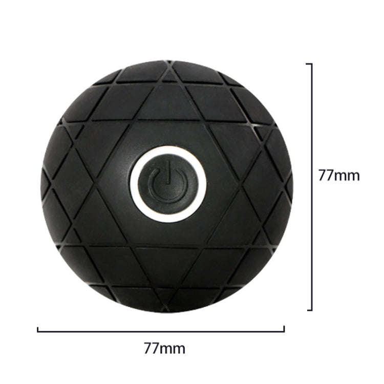 3D Vibrating Yoga Ball Muscle Relaxation Massage Fitness Ball Rechargeable Handheld Silicone Mass...
