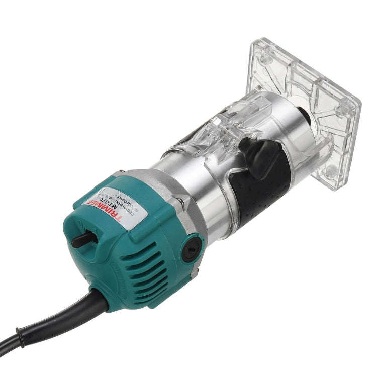 MOYI Aluminum Body Multifunctional Small Electric Woodworking Carving Slotting Trimming Machine, ...