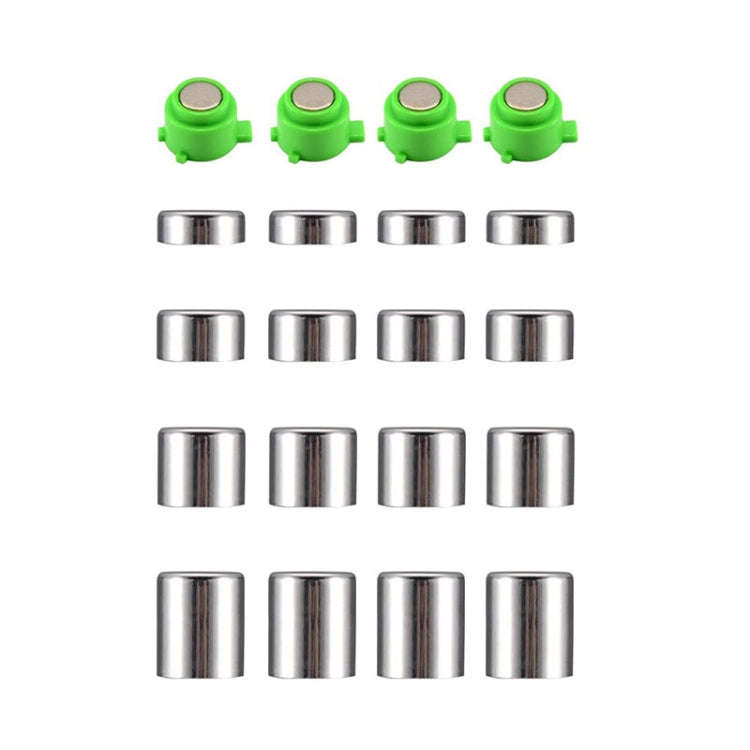 For PS4 20pcs /Set Gamepad Metal Buttons Mushroom Head Magnetic Base Cross Keys Accessory Set