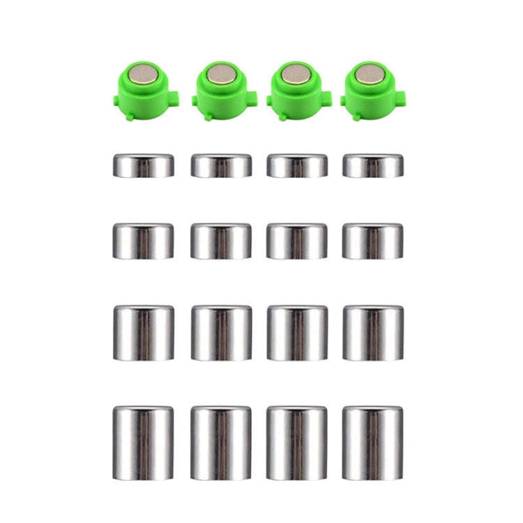 For PS5 20pcs /Set Gamepad Metal Buttons Mushroom Head Magnetic Base Cross Keys Accessory Set