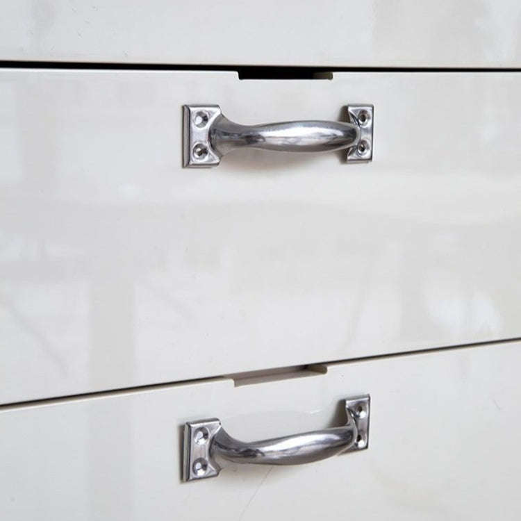 10pcs 5 inch Bow-Shaped Stainless Steel Door Handle Simple Window And Cabinet Drawer Handle