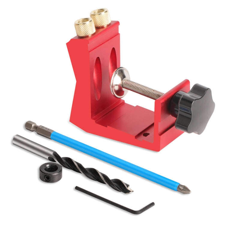 Carpentry Splicing Installation Oblique Hole Opening Locator(Red)