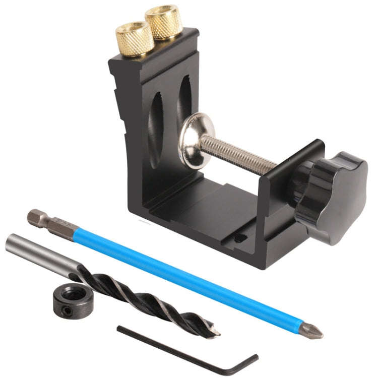 Carpentry Splicing Installation Oblique Hole Opening Locator(Black)