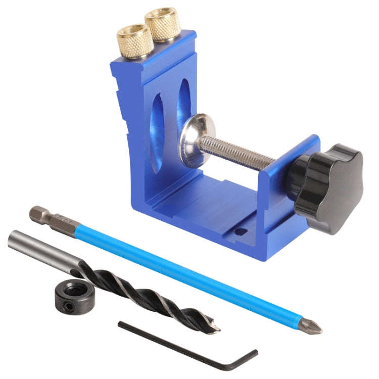 Carpentry Splicing Installation Oblique Hole Opening Locator(Blue)