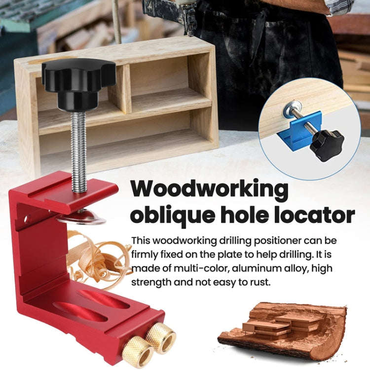 Carpentry Splicing Installation Oblique Hole Opening Locator(Black)