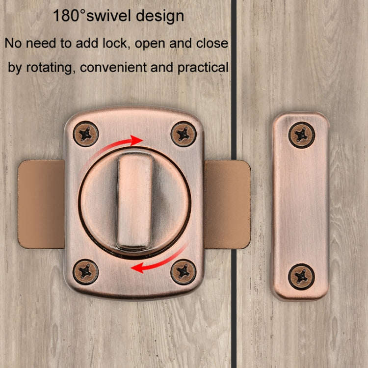 Stainless Steel Rotate Bolt Latch Anti-Theft Security Bathroom Door Lock Spring Latch, Specificat...