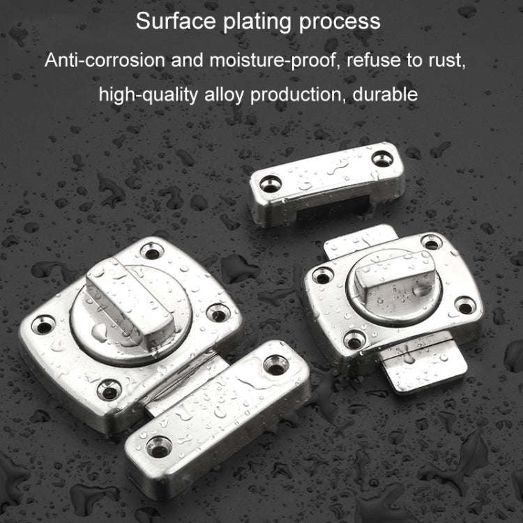 Stainless Steel Rotate Bolt Latch Anti-Theft Security Bathroom Door Lock Spring Latch, Specificat...