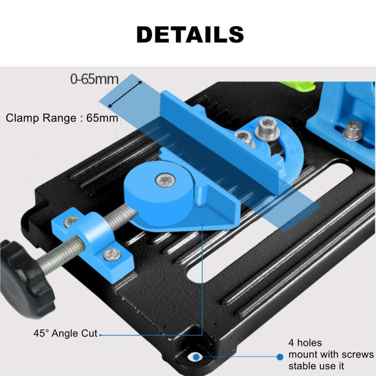 MOYI Small Multifunctional Modified Table Saw Electric Drill Angle Grinder Fixed Bracket(6105B)