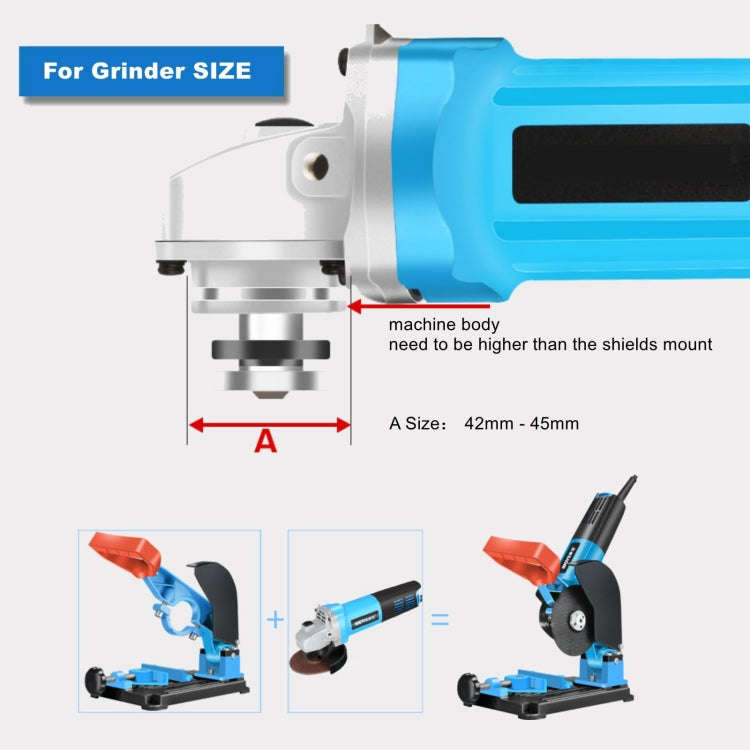 MOYI Small Multifunctional Modified Table Saw Electric Drill Angle Grinder Fixed Bracket(6105B)