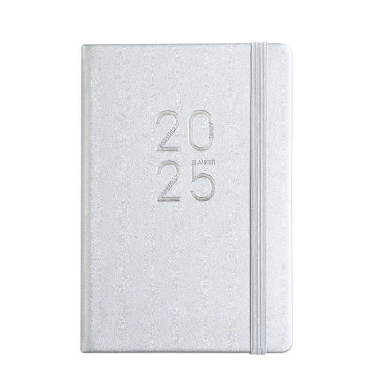 2025 A5 Planner Notebook with Calendar Leather English Schedule 312 Inner Pages  With Month Index...