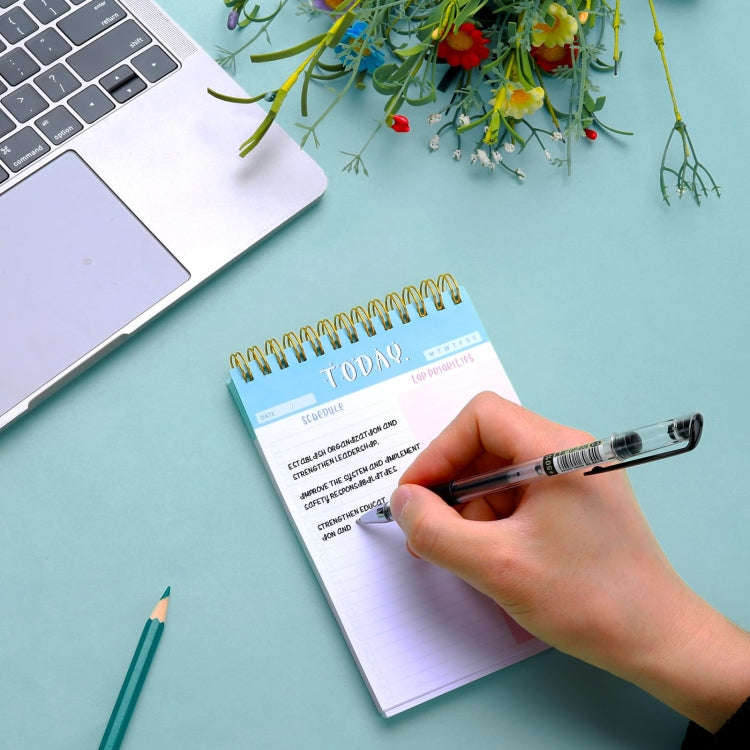 Diary Notepad Note Planning Student Memo, Style: English Notepad