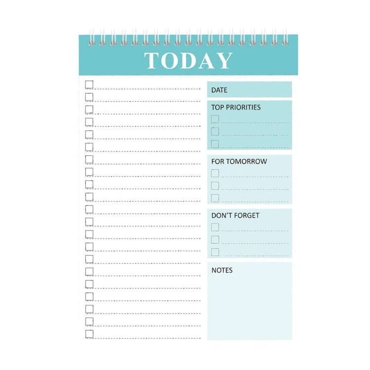 Diary Notepad Note Planning Student Memo, Style: Weekly Plan Type E
