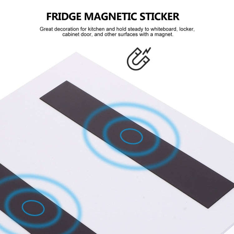 English 18-Month Calendar English Magnetic Refrigerator Magnet, Year: Blue 2024.7-2025.12