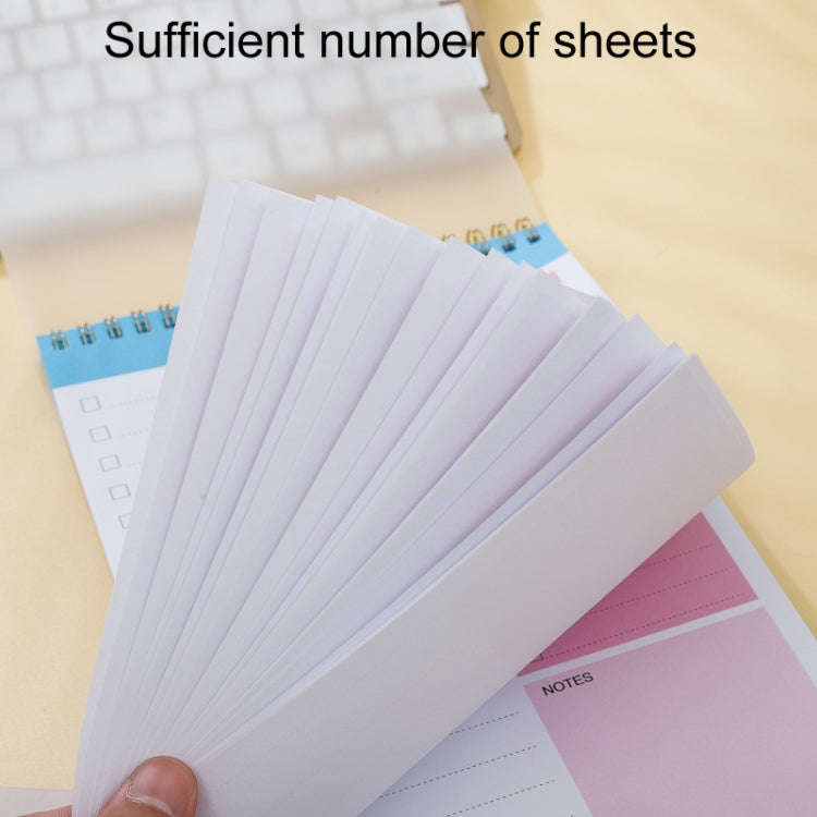 25 x 16.5cm Daily Planner Covered Notebook With Dividers Student Study Schedule Coil Notebook