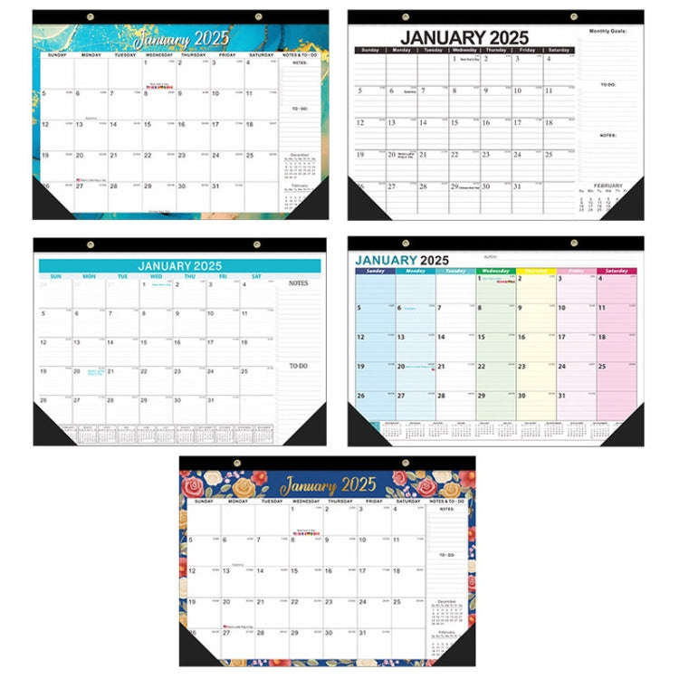 English Wall Calendar 18 Months Countdown English Desktop Minimalist Desk Calendar, Year: July 20...