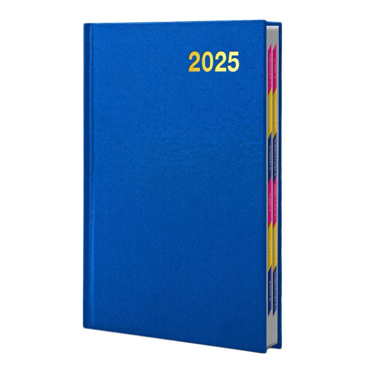 2025 A5 Agenda Book Planner Notebook 304 Pages Daily Office Diary(Blue)