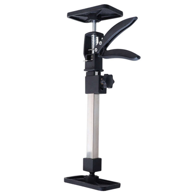 Carpenter Telescopic Decoration Support Pole Cabinet Installation Hoisting Lifting Bracket(Black)