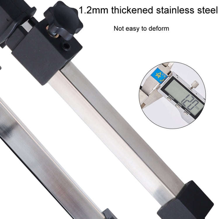 Carpenter Telescopic Decoration Support Pole Cabinet Installation Hoisting Lifting Bracket(Black)