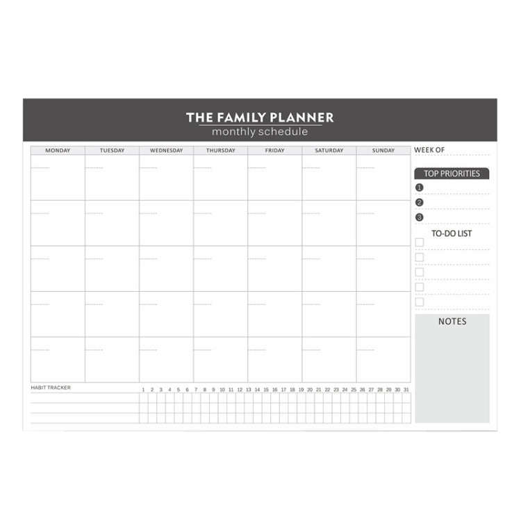 Tear-Off English Notebook Time Management Handbook Student Weekly Planner(ZJ001)