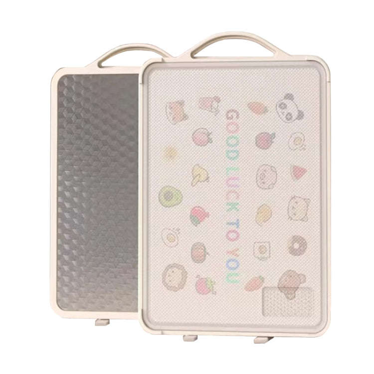 Household Stainless Steel Double Sided Cutting Board Thickened Antibacterial Chopping Board, Mode...