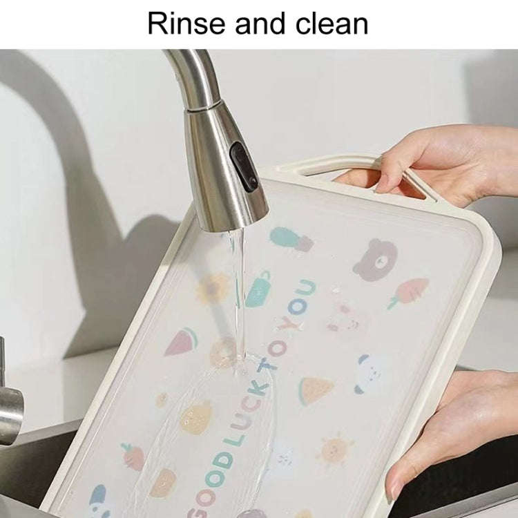 Household Stainless Steel Double Sided Cutting Board Thickened Antibacterial Chopping Board, Mode...