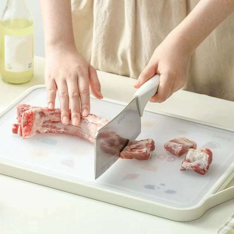Household Stainless Steel Double Sided Cutting Board Thickened Antibacterial Chopping Board, Mode...