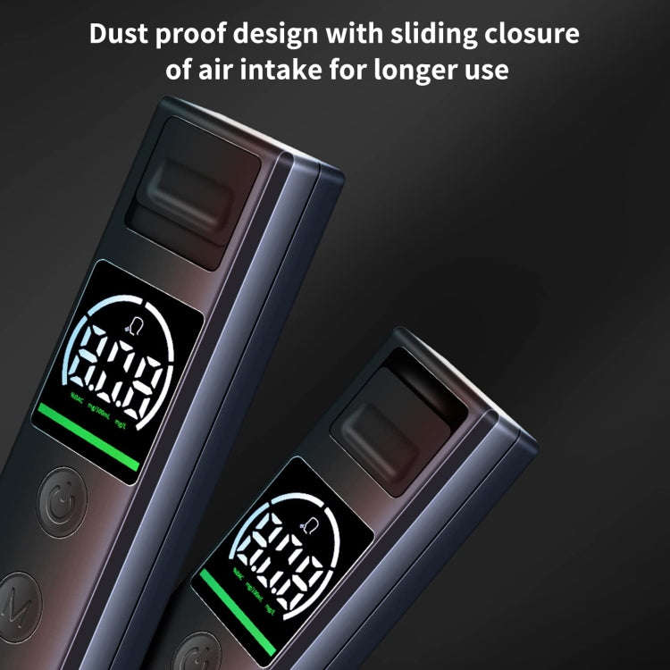 Small Portable Breath Alcohol Tester For Home Car Use(Black)