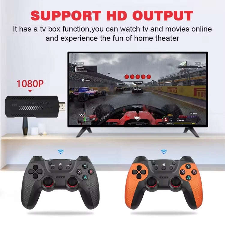 X2 Ultra Video Game Stick Console With 2.4G Double Wireless Controller 256GB