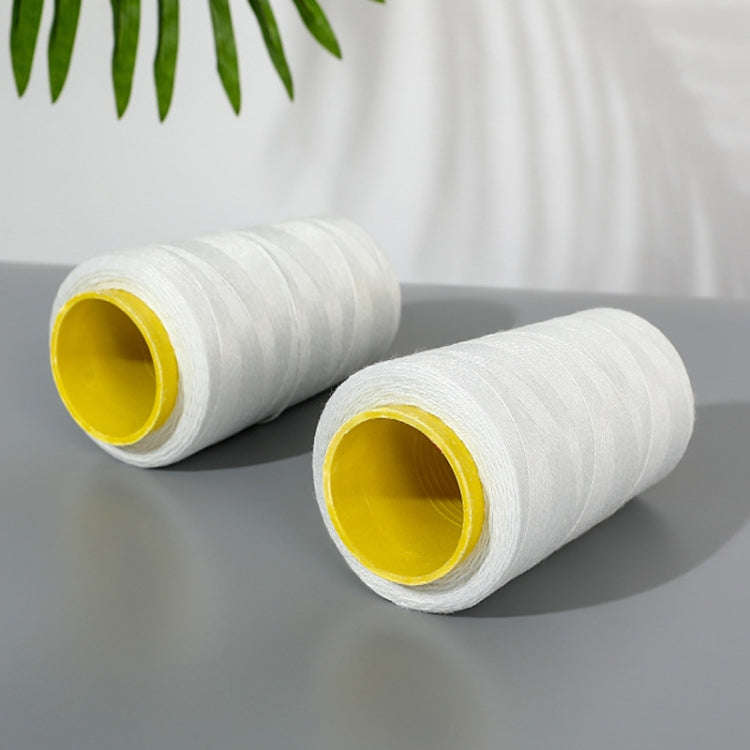 Short Fiber Polyester Rice Bag Sealing Thread Packing Line Cotton Thread For Sewing(White)