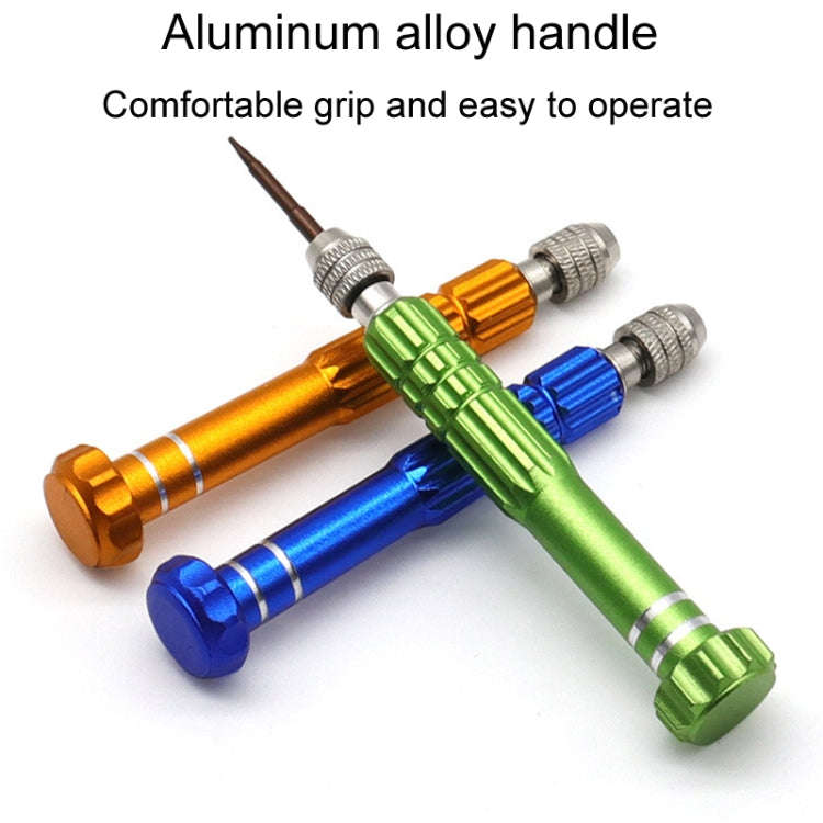5 In 1 Aluminum Alloy Screwdriver Cell Phone Disassembly And Repair Tools(Red)